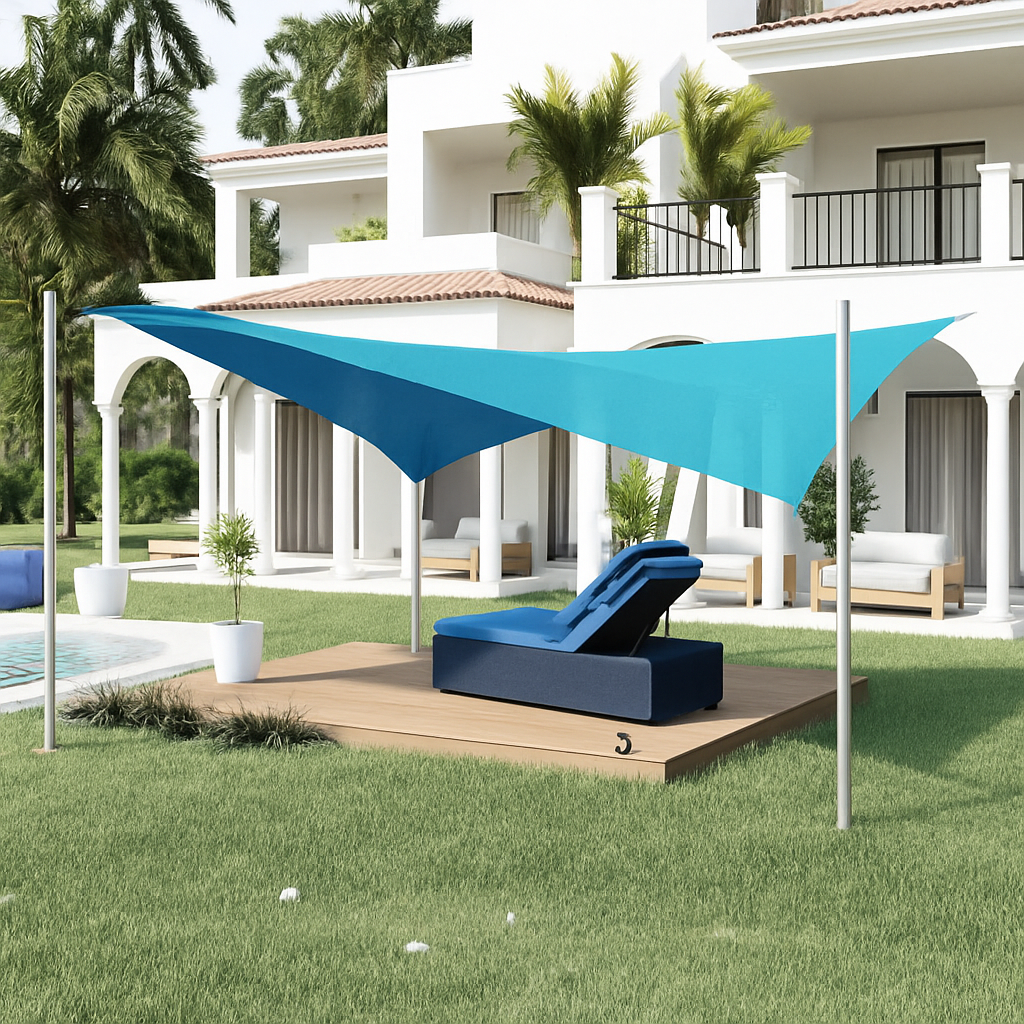 voile d'ombrgae vrillée twist