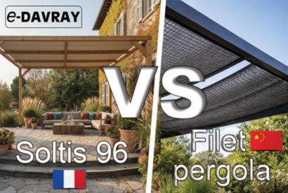 Toile micro-perfor&eacute;e Soltis 96 vs filet pergola : quelle solution choisir ?