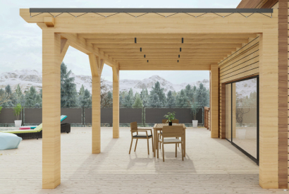 Notice de la toile pour pergola bois