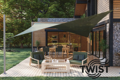 Comment configurer une voile d'ombrage Twist  sur mesure?
